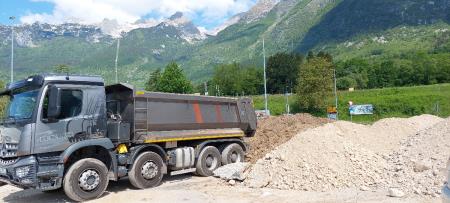 ZAČETEK GRADNJE TRGOVINE SPAR V BOVCU1